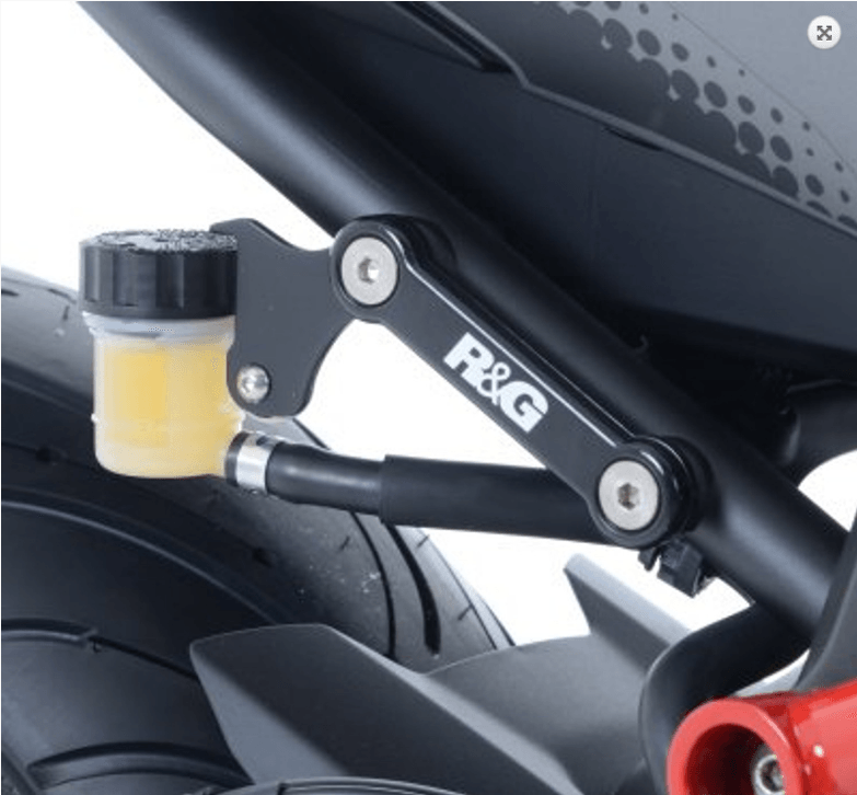 R&G Rear Foot Rest Blanking Plates fits for Yamaha MT-07 (FZ-07) ('14-)