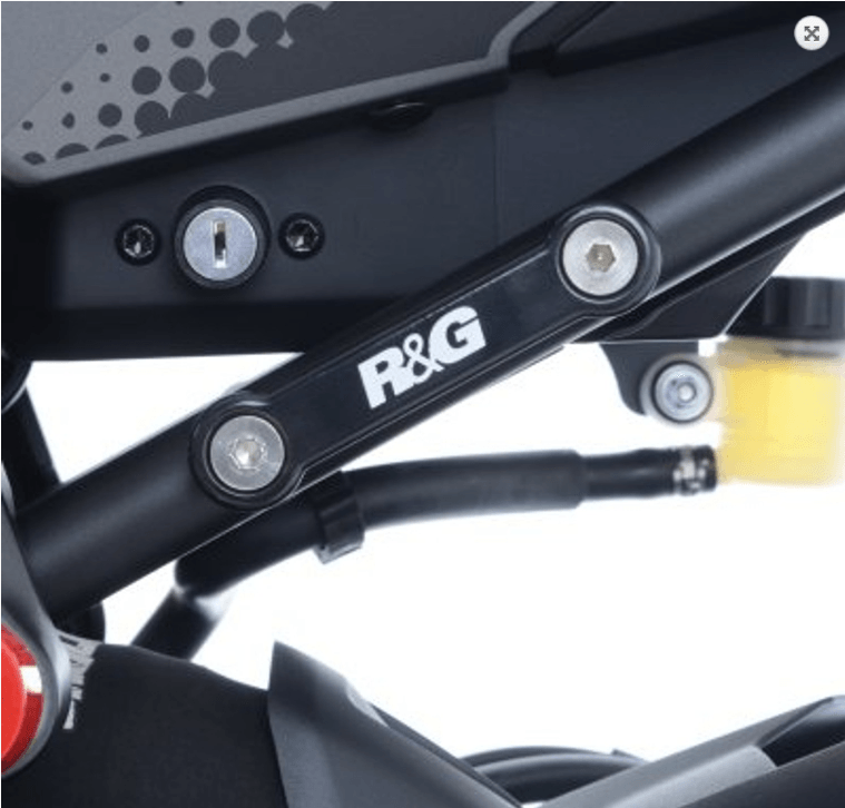 R&G Rear Foot Rest Blanking Plates fits for Yamaha MT-07 (FZ-07) ('14-) - Image 3