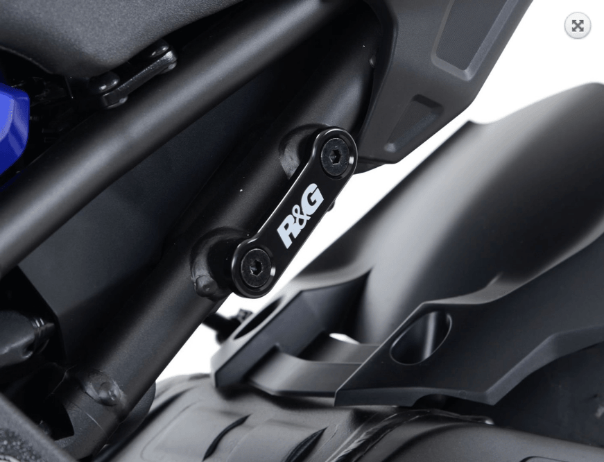 R&G Rear Foot Rest Blanking Plates fits for Yamaha MT-10 ('16-) & SP ('17-) - Image 2