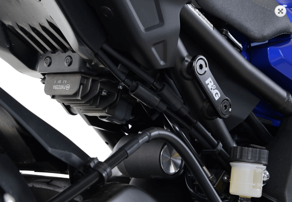 R&G Rear Foot Rest Blanking Plates fits for Yamaha MT-10 ('16-) & SP ('17-) - Image 3