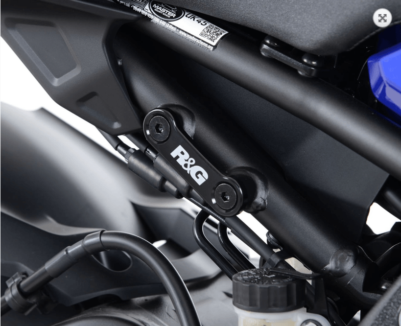 R&G Rear Foot Rest Blanking Plates fits for Yamaha MT-10 ('16-) & SP ('17-) - Image 5