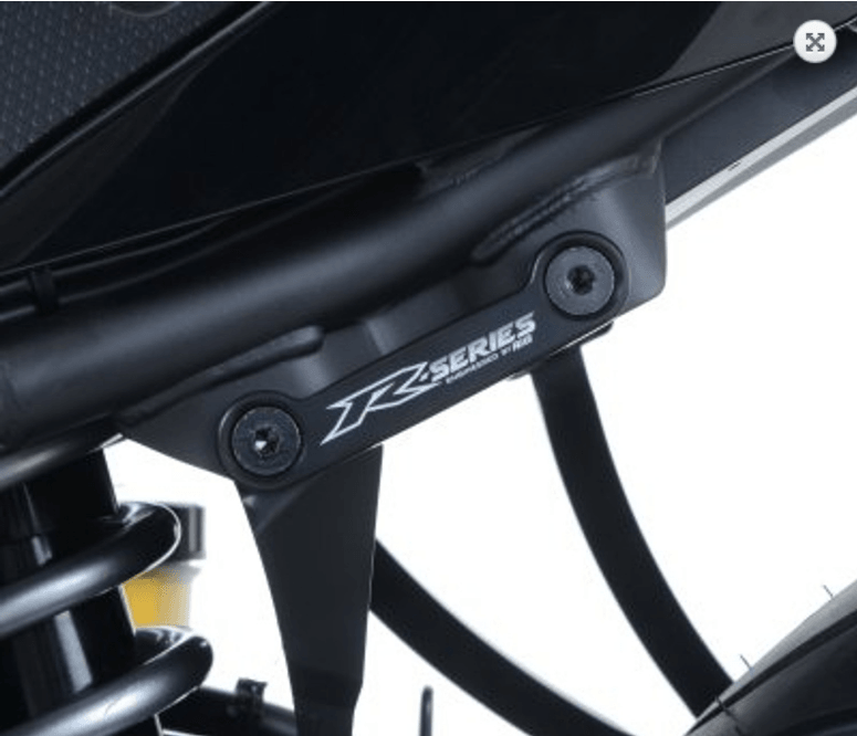 R&G Rear Foot Rest Blanking Plates fits for Yamaha R25 ('14-) & R3 ('15-) - Image 3