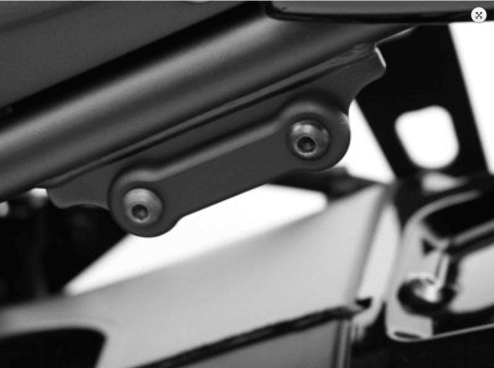 R&G Rear Foot Rest Blanking Plates fits for Yamaha FZ8 ('10-)