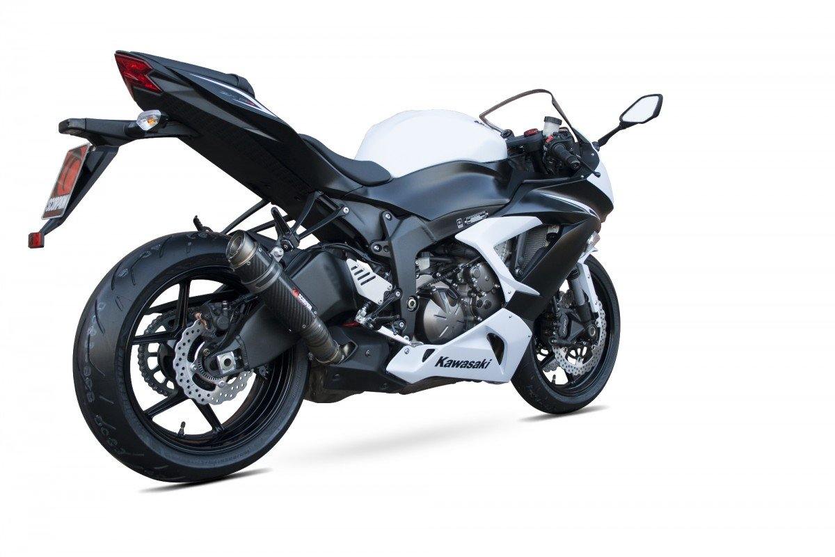 Scorpion Exhaust fits for Kawasaki Ninja ZX-6R ('13-'18) (RP1 GP Slip On) - Image 4