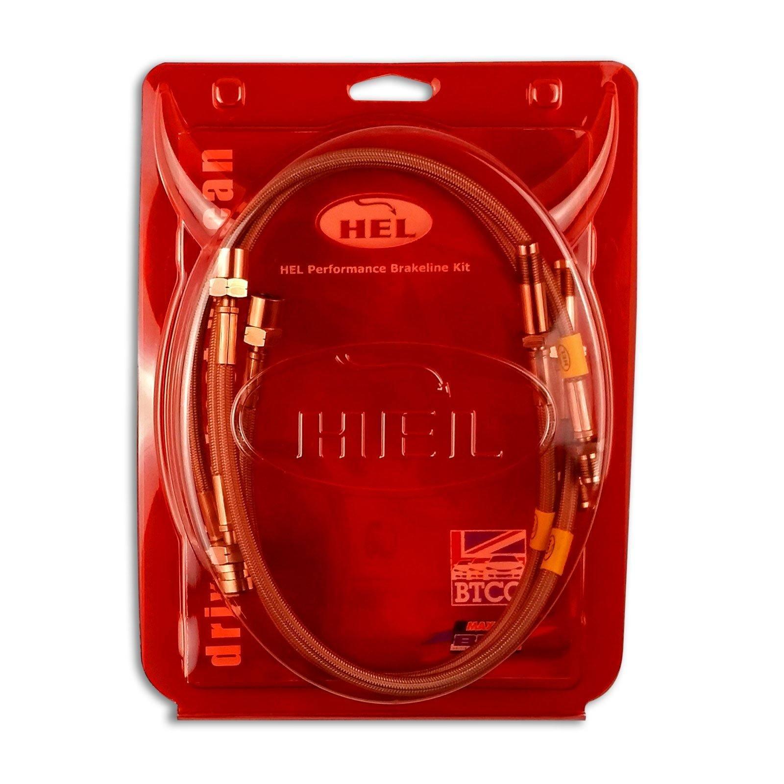HEL Performance Steel Braided Brake Lines fits for Audi S3 Quattro 8V 2.0 TFSi 12-