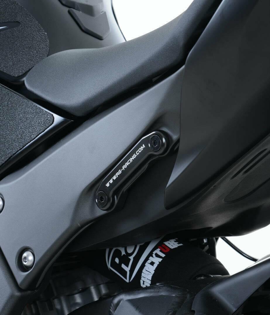 R&G Rear Foot Rest Blanking Plates fits for Kawasaki ZX10R ('11-) & ZX-10RR ('21-)