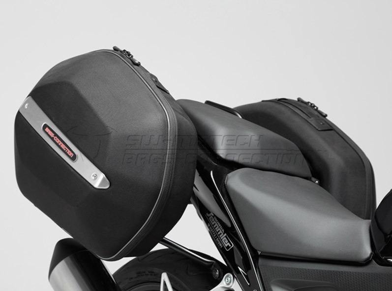 SW Motech EVO Side Carriers (Black) fits for Honda CB500X ('13-), CB500F ('13-'16), CBR500R ('13-'15) - Image 2