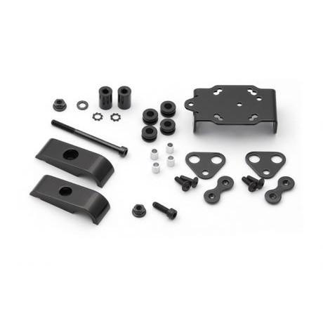 SW Motech GPS Mount with Handlebar Clamp for Ø 22 mm Handlebar (Vibration Damped Black)
