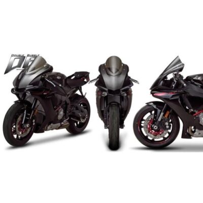 Zero Gravity Double Bubble Windscreen fits for Yamaha YZF-R1 / R1M (’15-’19) / YZF-R1S (’16-’19) (Light Smoke)