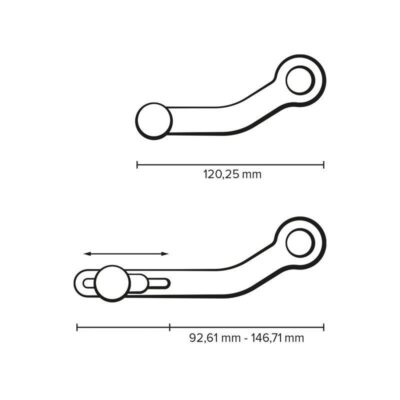 SW Motech Gear Lever fits for Honda CRF1000L (’15-) / Adventure Sports (’18-)