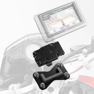 SW Motech GPS Mount for Handlebar (Black) fits for Kawasaki Versys 650 (’07-’14)