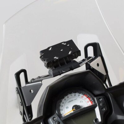 SW Motech GPS Mount for Cockpit (Black) fits for Kawasaki Versys 650 (’15-)