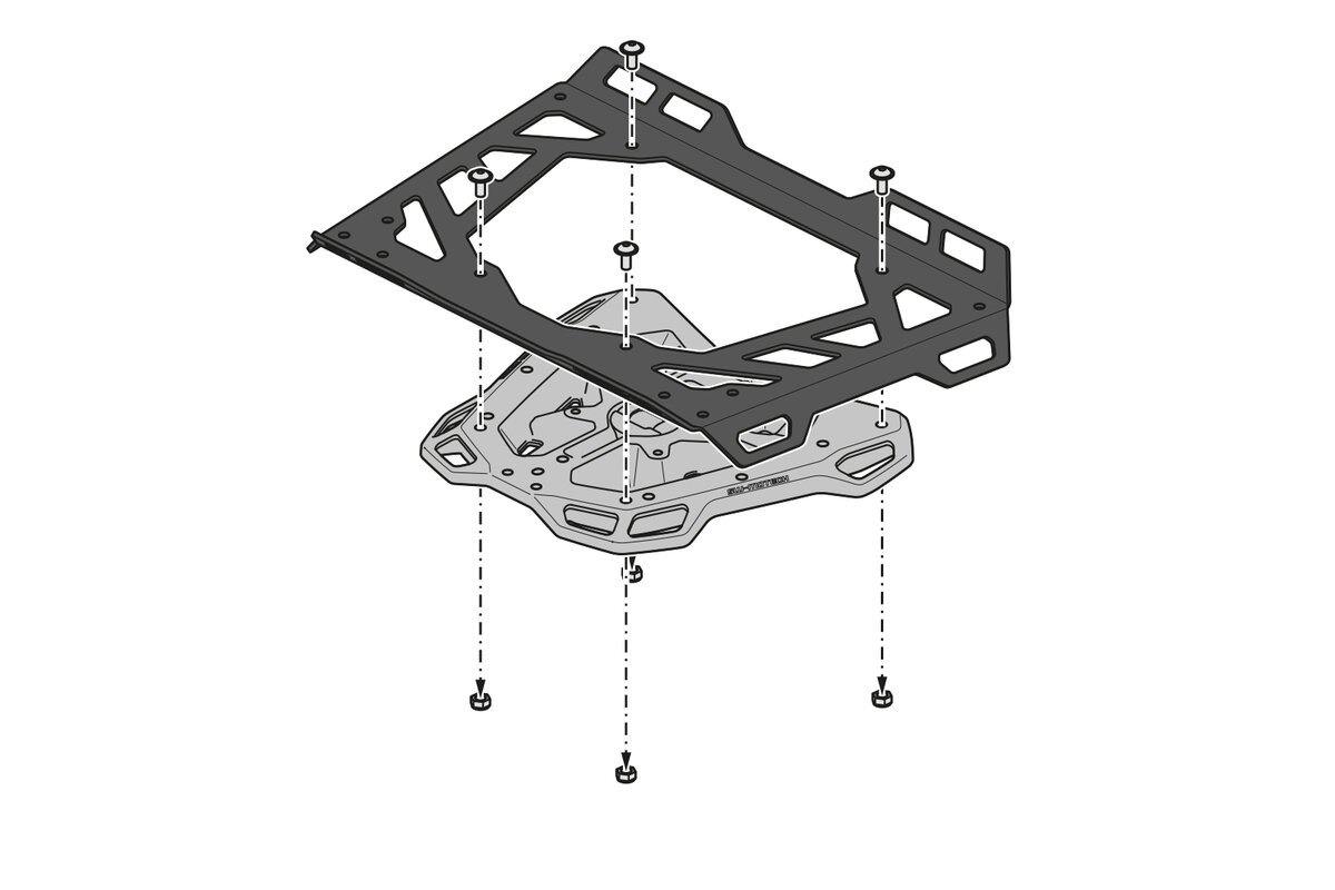 SW Motech Street Rack (Black) fits for Kawasaki Z900RS ('17-) - Image 6