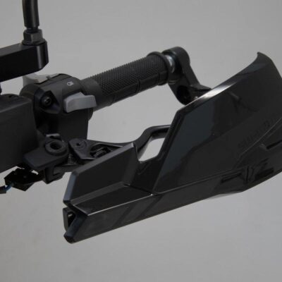 SW Motech Handguard Mounting Kit (Black) for Hollow Bars 22 mm (7/8 Inch) to 1 Inch