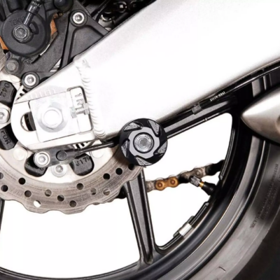 SW Motech Slider Set (Rear Axle Black) fits for Kawasaki Versys 650 (’10-’14)