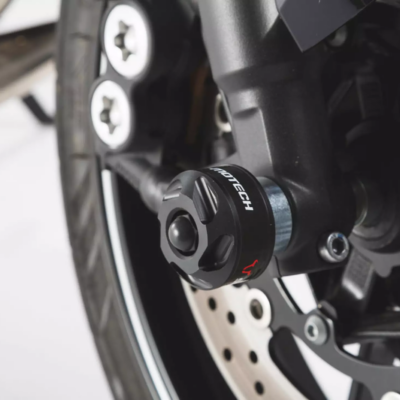 SW Motech Slider Set (Front Axle Black) fits for Kawasaki Versys 650 (’07-’09) / (’15-)