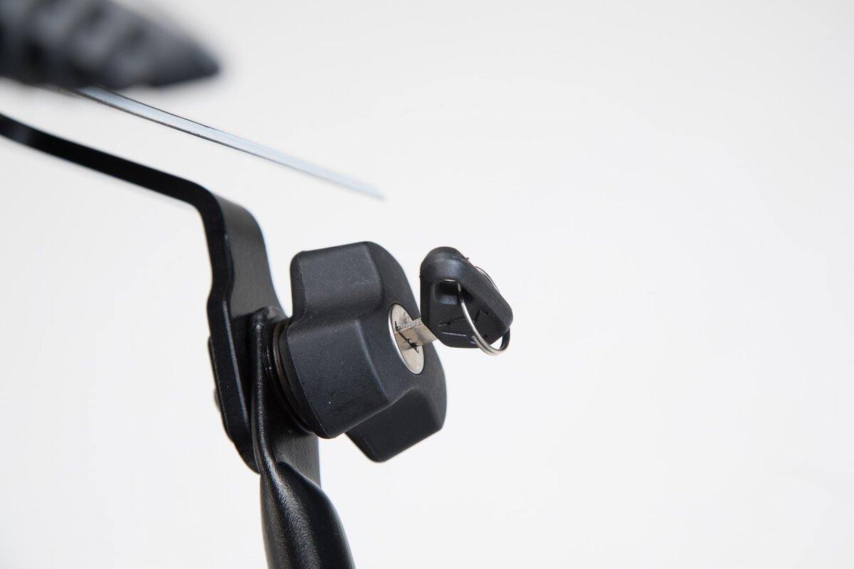 SW Motech Anti Theft Protection for PRO Side Carrier (Quick Lock Function / 2 Matching Locks / 2 Keys) - Image 2