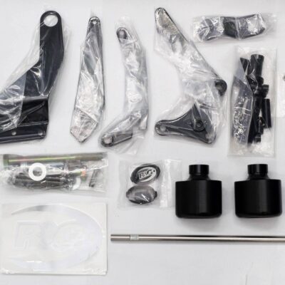 R&G Crash Protectors Aero Style (No Drill Kit) fits for Ducati 899 / 959 / 1199 / 1299 Panigale (Black)