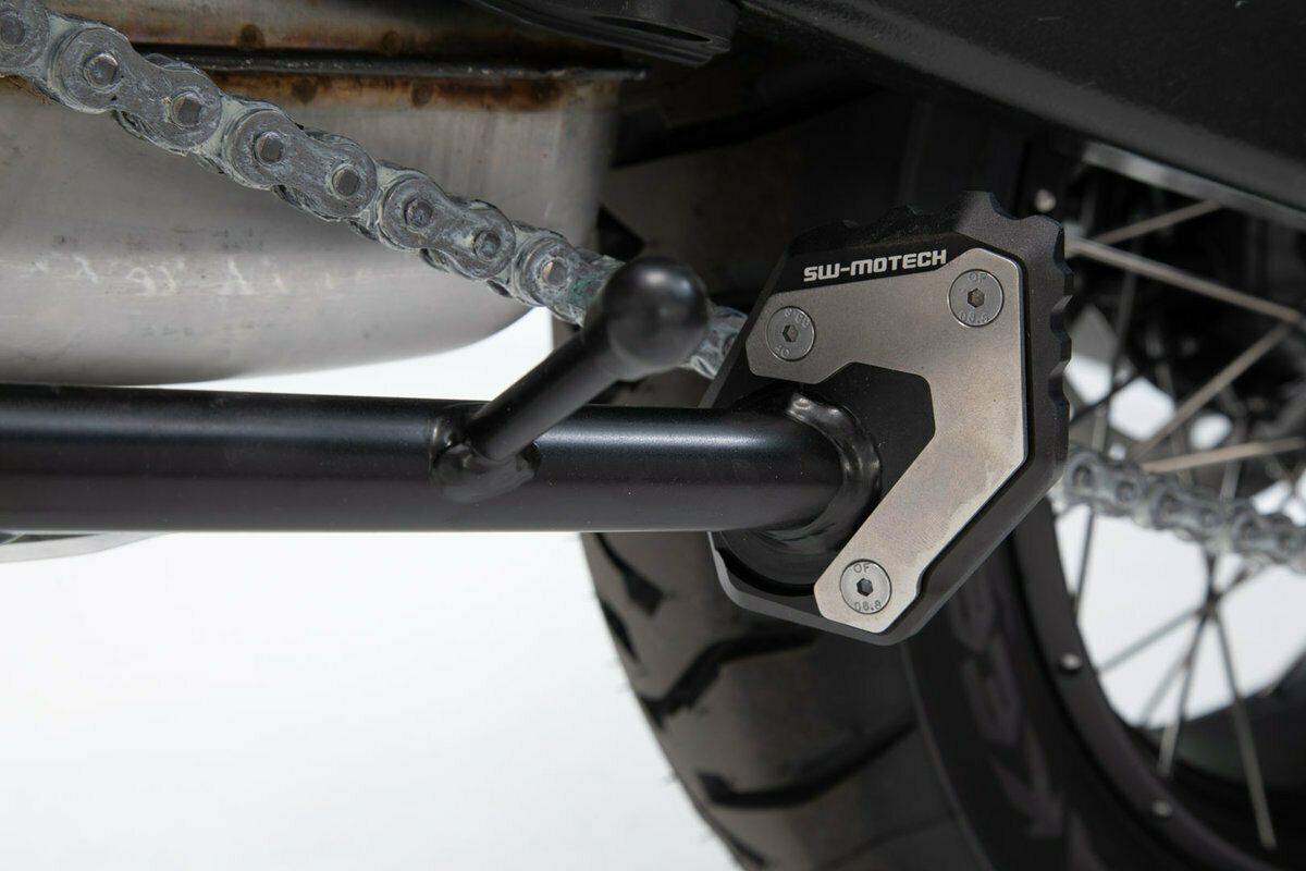 SW Motech Extension for Side Stand Foot (Black / Silver) fits for BMW F 750 GS ('17-) - Image 2