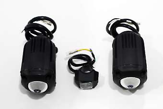 SW Motech Hawk Fog Lights (H3 55W Lights, Black)