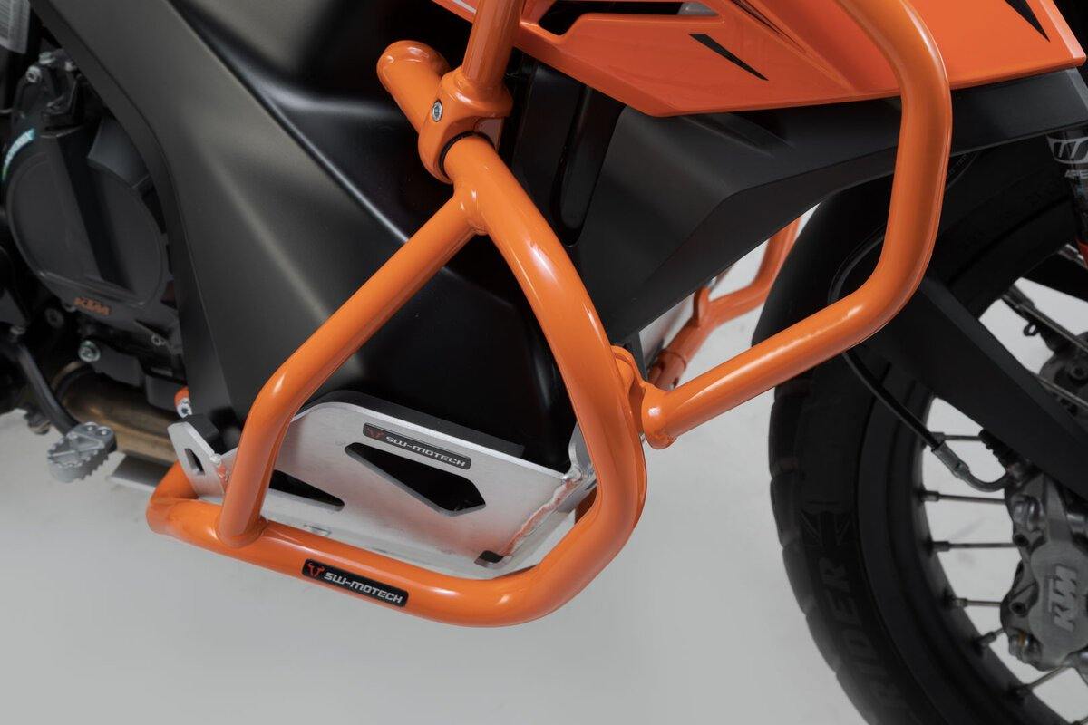 SW Motech Crash Bar (Orange) fits for KTM 790 Adventure / 790 Adventure R ('19-) - Image 3