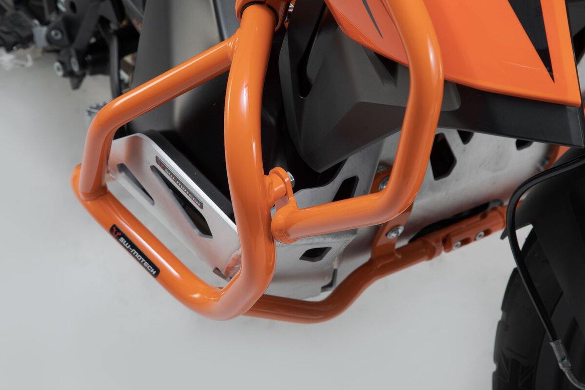 SW Motech Crash Bar (Orange) fits for KTM 790 Adventure / 790 Adventure R ('19-) - Image 2