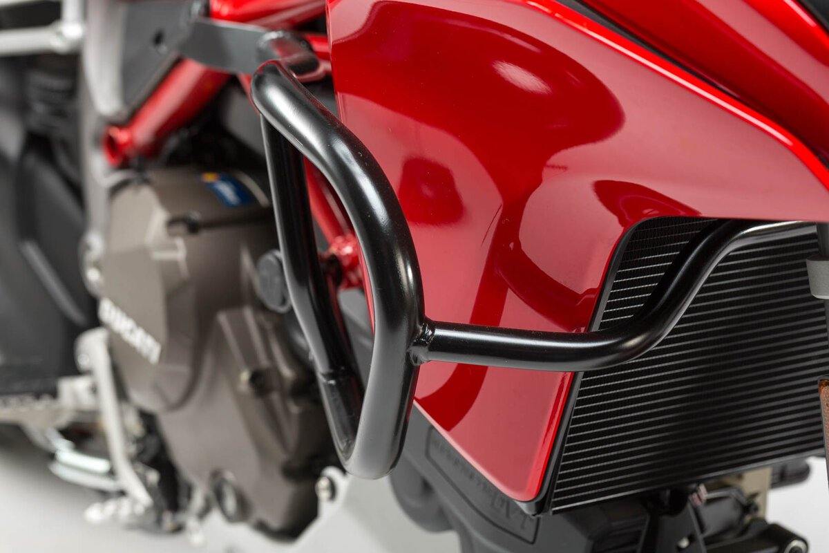 SW Motech Crash Bar (Black) fits for Ducati Multistrada 1200 / 1260 / 950 ('15-'19) - Image 4