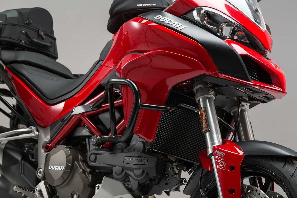 SW Motech Crash Bar (Black) fits for Ducati Multistrada 1200 / 1260 / 950 ('15-'19) - Image 5