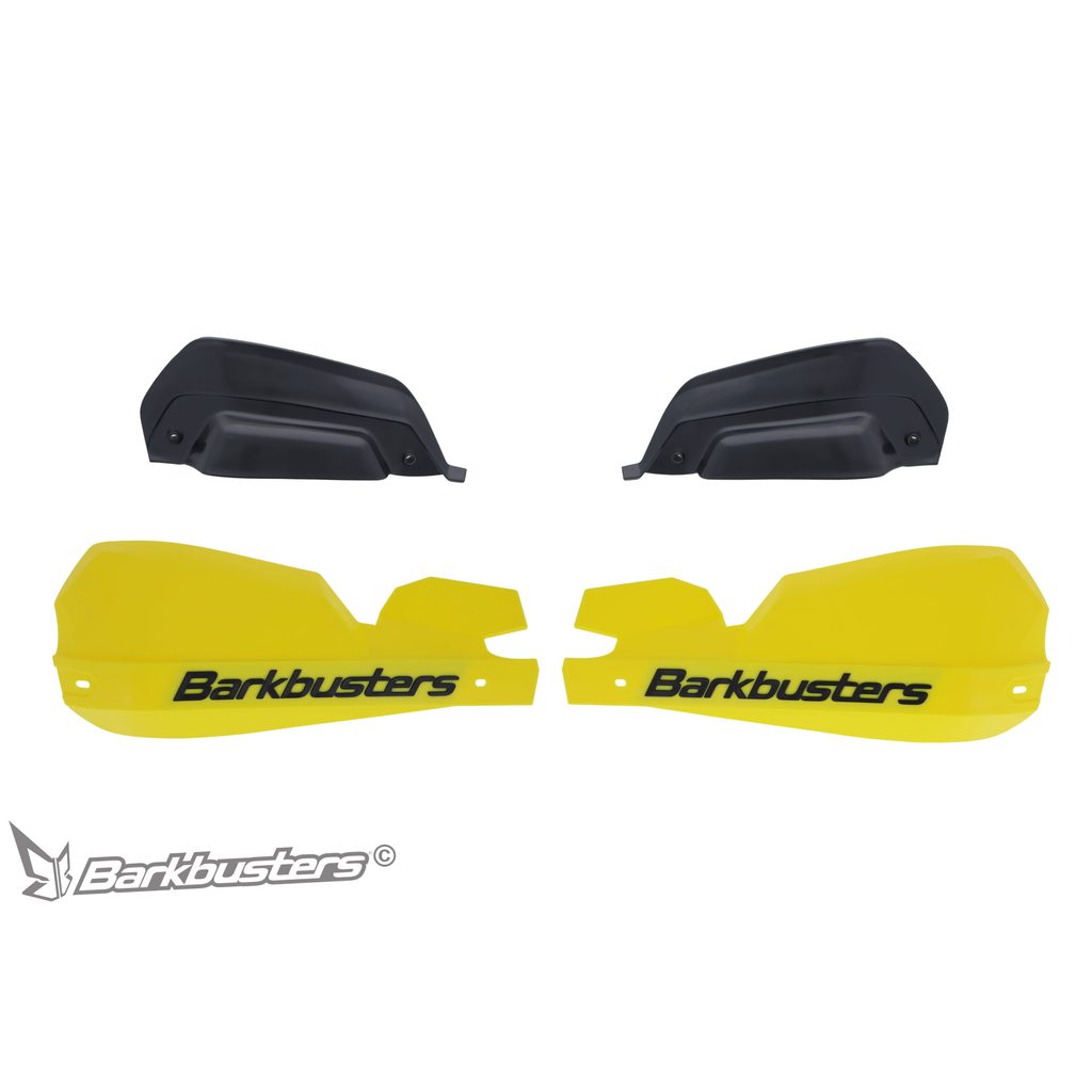 Barkbusters VPS Plastic Guard with Wind Deflector Set Black (VPS-203-00-YE)