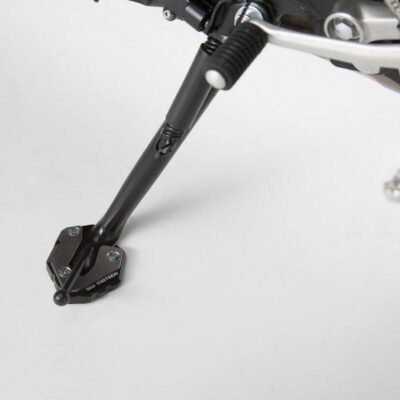 SW Motech Extension Side Stand Foot (Black / Silver) fits for Yamaha MT-09 Tracer, XSR900 / Abarth