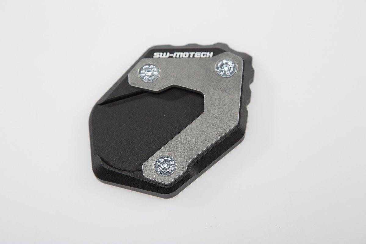 SW Motech Extension for Side Stand Foot (Black / Silver) fits for BMW R 1200 GS LC Adventure, Rallye / 1250 GS Adventure