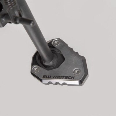 SW Motech Extension for Side Stand Foot (Black / Silver) fits for Kawasaki Versys 650 (’15-)