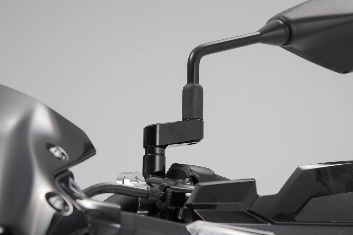 SW Motech Mirror Extension (Universal) (Black) - Image 2