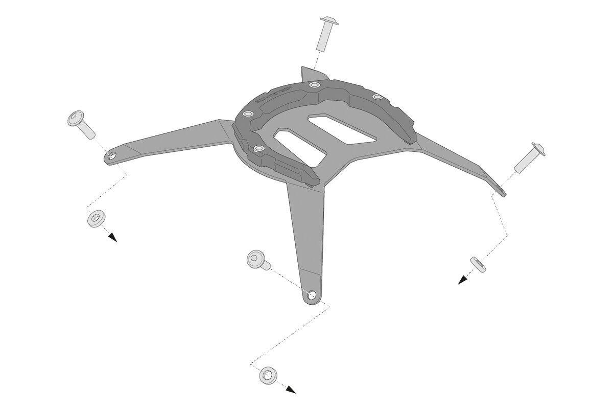 SW Motech PRO Tank Ring (6 Screws) fits for KTM 990 / 390 , 790 Advance - Image 4
