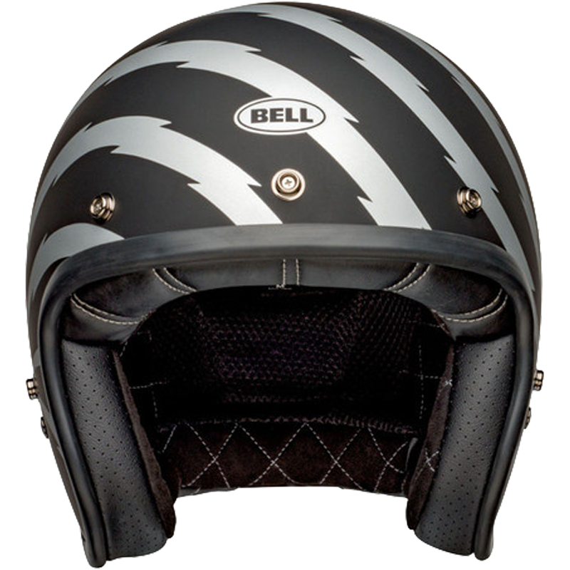 Bell Helmet Custom 500 (Vertigo Black/Silver) -2