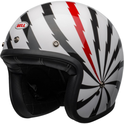 Bell Helmet Custom 500 (Vertigo Gloss White/Black/Red) -1