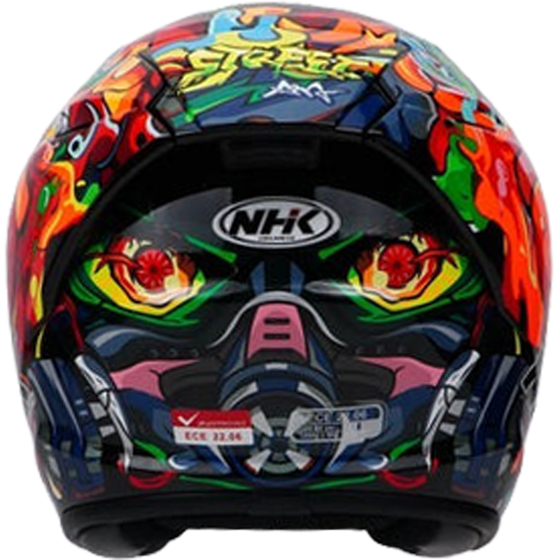 NHK HELMET S1GP S Alonso 16 - Black Glossy -4