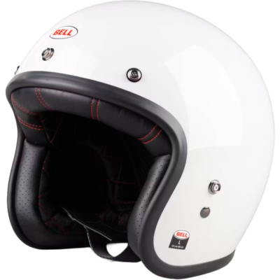 Bell Helmet Custom 500 (Solid Vintage White) -1