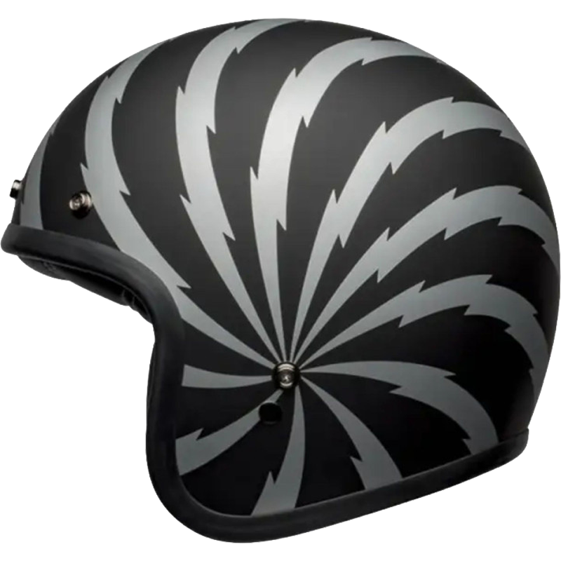 Bell Helmet Custom 500 (Vertigo Black/Silver) -5