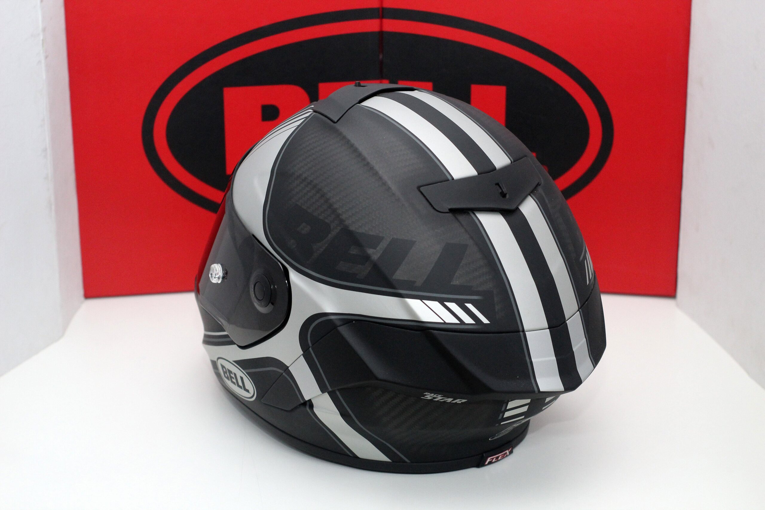Bell Helmet Race Star (Tracer Matte Black/Grey) - Image 7