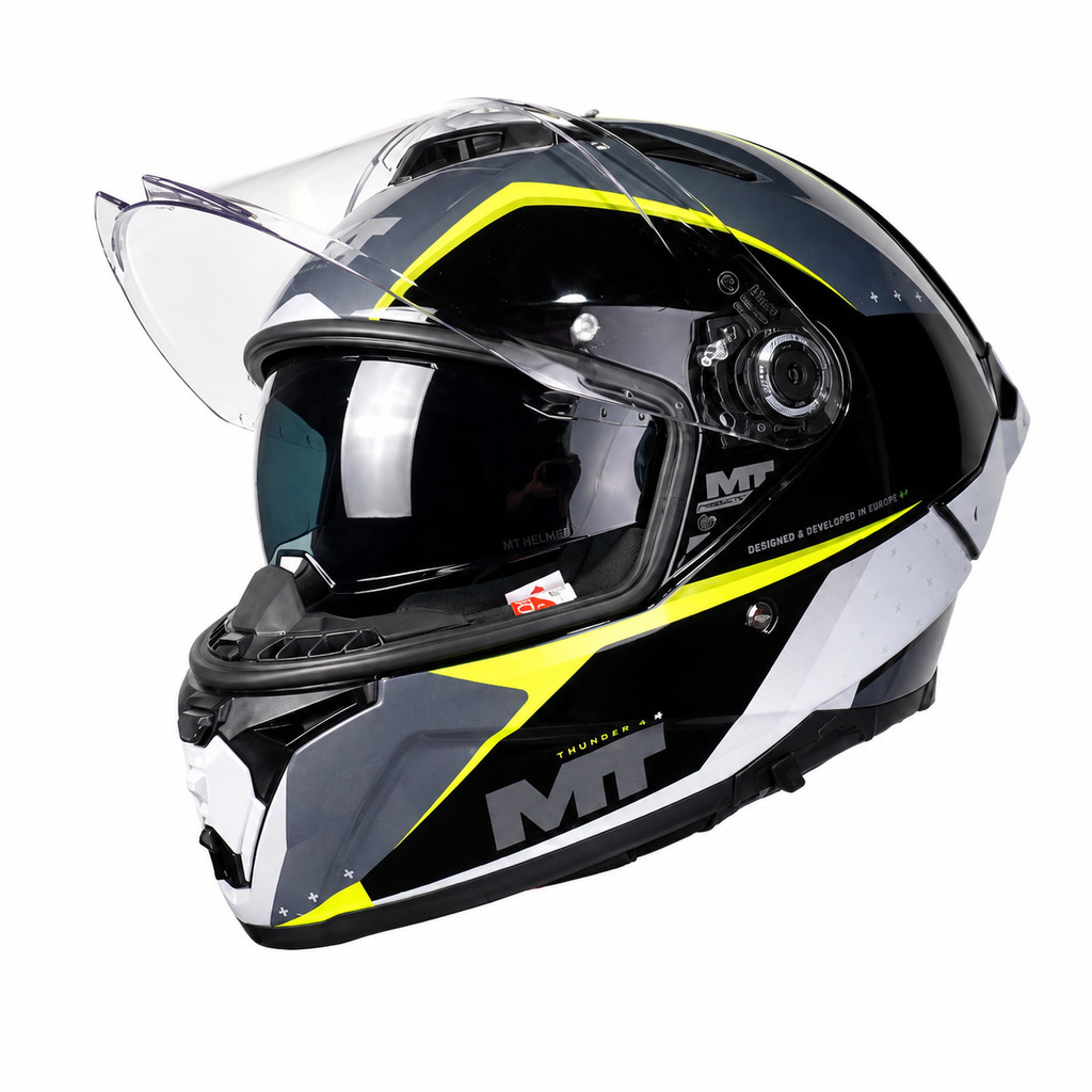 MT Helmet THUNDER 4 R SV (WIND TUNNEL B13 GLOSS - GRAPHIC COLOR) - Image 4