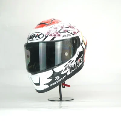 nhk-helmet-k5r-sv-alonso-lopez-12-white-glitter-gold-glossy