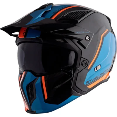 MT Helmet TR902XSV STREETFIGHTER SV (TWIN A4 MATT ORANGEBLUE) 1