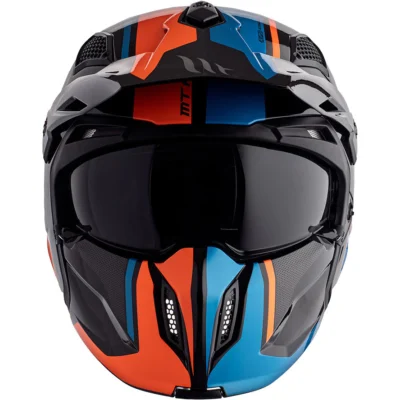 MT Helmet TR902XSV STREETFIGHTER SV (TWIN A4 MATT ORANGE/BLUE)