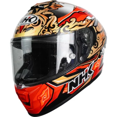 NHK Helmet K5R SV IVAN ORTOLA #6 (BLACK GLOSSY) 1
