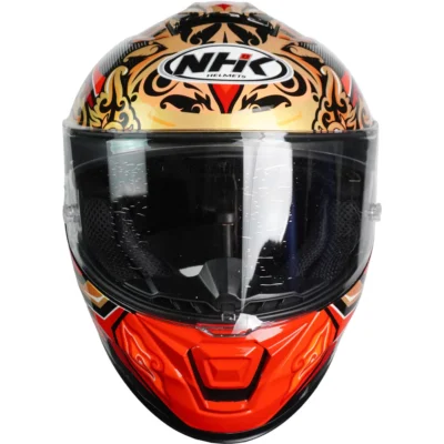 NHK Helmet K5R SV IVAN ORTOLA #6 (BLACK GLOSSY)