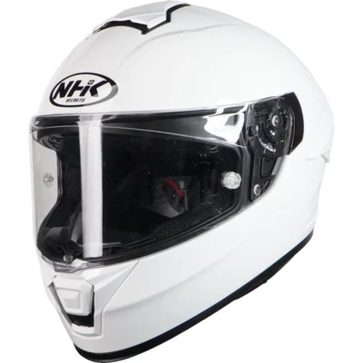 NHK Helmet K5R SV SOLID (WHITE GLOSSY) 1