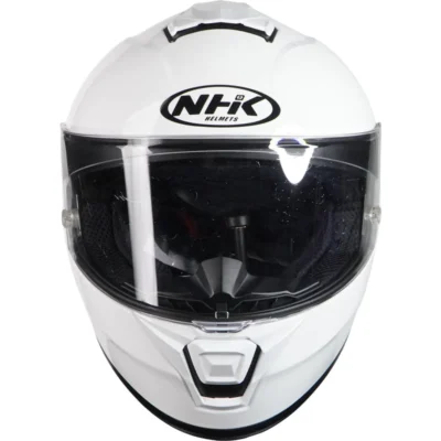 NHK Helmet K5R SV SOLID (WHITE GLOSSY)