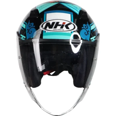NHK Helmet S1GP S ALEX ESCRIG #7 (BLACK/TOSCA GLOSSY)