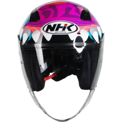 NHK Helmet S1GP S RIDE WITH GRIN (BLACK GLOSSY)